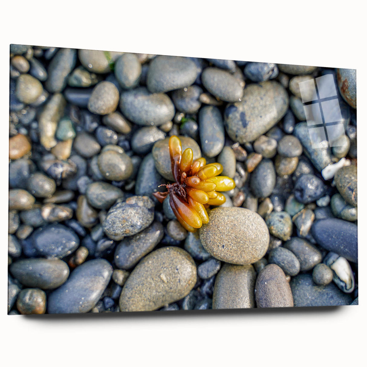 Large abstract wall art depicting the Olympic scenery in Washington, on acrylic glass.