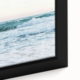 Extra large black wall art with colorful, textured abstract design on a framed canvas, ideal for living room decor.