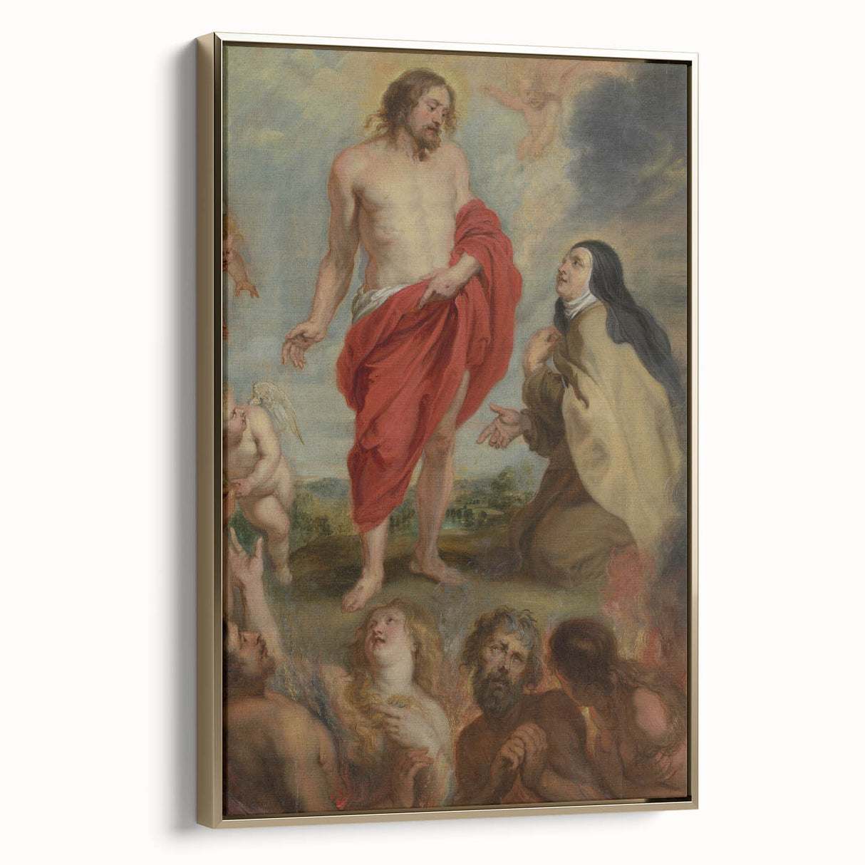 Baroque and Rococo Wall Art - Divine Redemption Historical Masterpiece