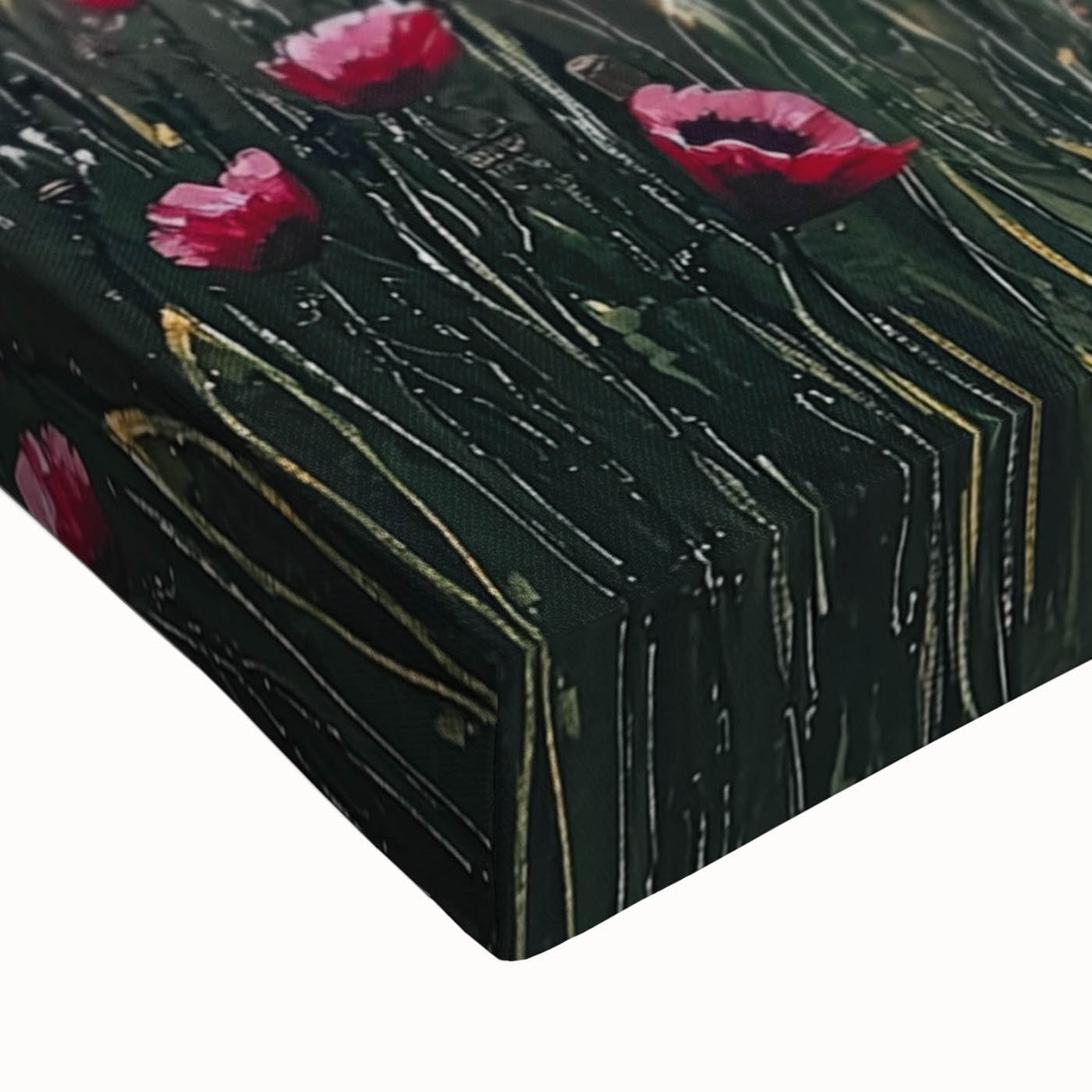 Elegant Dining Room Wall Art – Red Poppy Field Landscape Print