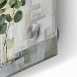 Close-up of vibrant abstract floral wall art design on acrylic glass, showcasing intricate colors and textures, ideal for contemporary home decor.