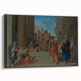 Baroque Art Scene with Classical Elegance - Antique Art Print