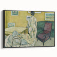 Expressionism Wall Art - Modern Nude Figure Interior Painting
