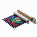 Grateful Dead Retro Wall Art – Vintage Mardi Gras Concert Print