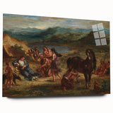 Ovid Among the Scythians by Delacroix - Romanticism Art Print