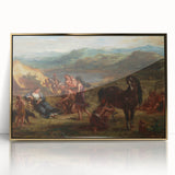 Ovid Among the Scythians by Delacroix - Romanticism Art Print