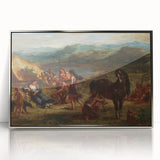 Ovid Among the Scythians by Delacroix - Romanticism Art Print