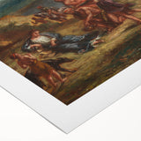 Ovid Among the Scythians by Delacroix - Romanticism Art Print