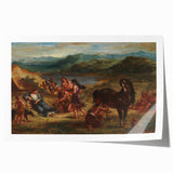 Ovid Among the Scythians by Delacroix - Romanticism Art Print
