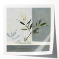 Vibrant abstract floral wall art design printed on glossy canvas, showcasing colorful blooms in a modern style, perfect for home decor enhancement.