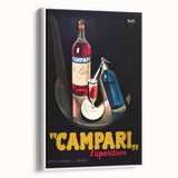 Extra large vintage poster art on framed canvas featuring colorful food and drink motifs, ideal for living room decor.