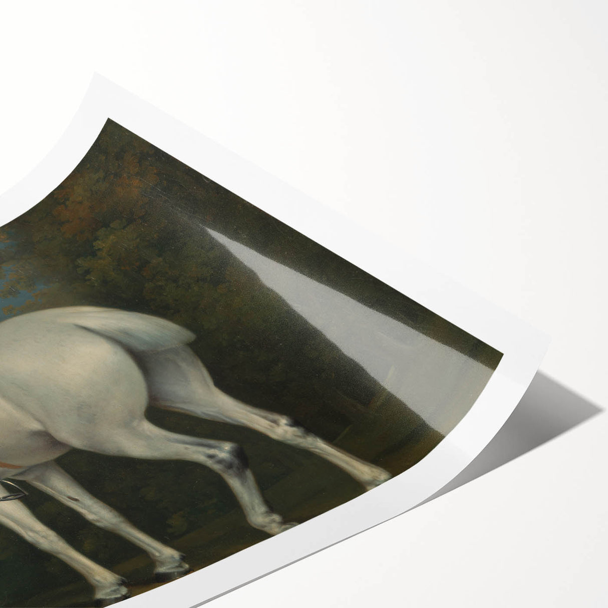 A Lady's Grey Hunter by Jacques-Laurent Agasse - Romantic Art Print