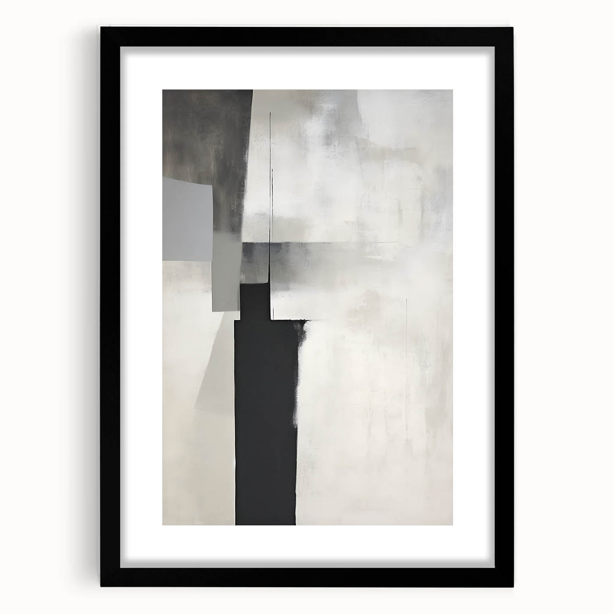 Acrylic Dining Room Artwork – Black & White Minimalist Print
