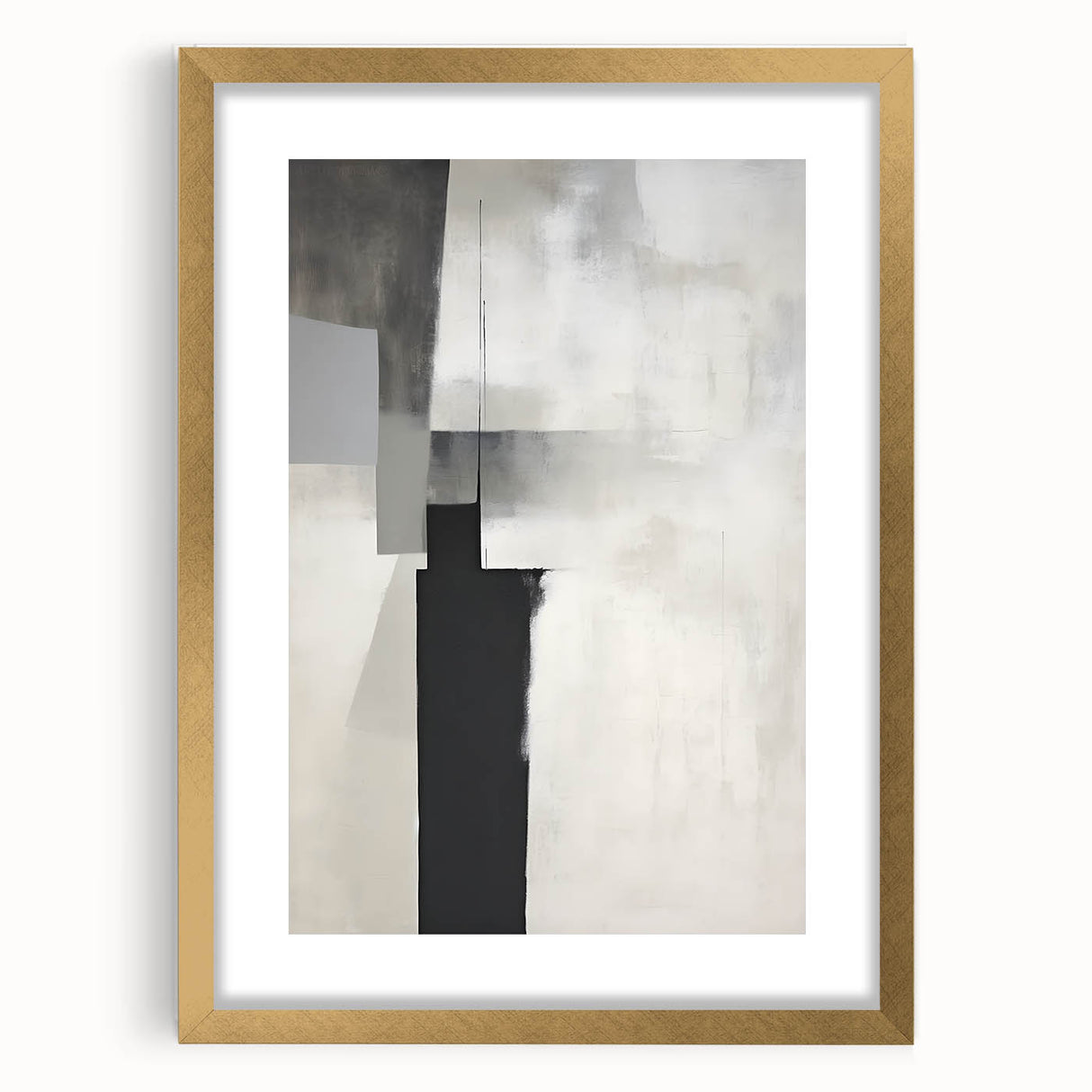 Acrylic Dining Room Artwork – Black & White Minimalist Print