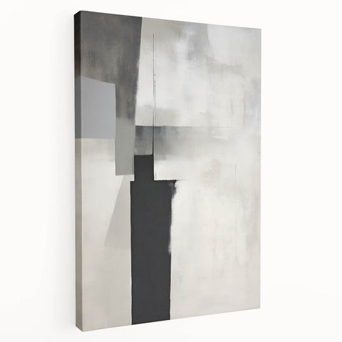 Acrylic Dining Room Artwork – Black & White Minimalist Print