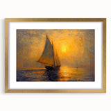 Abstract landscape wall art framed in gold, featuring vibrant colors and intricate textures; designed to enhance modern home decor with a sophisticated touch.