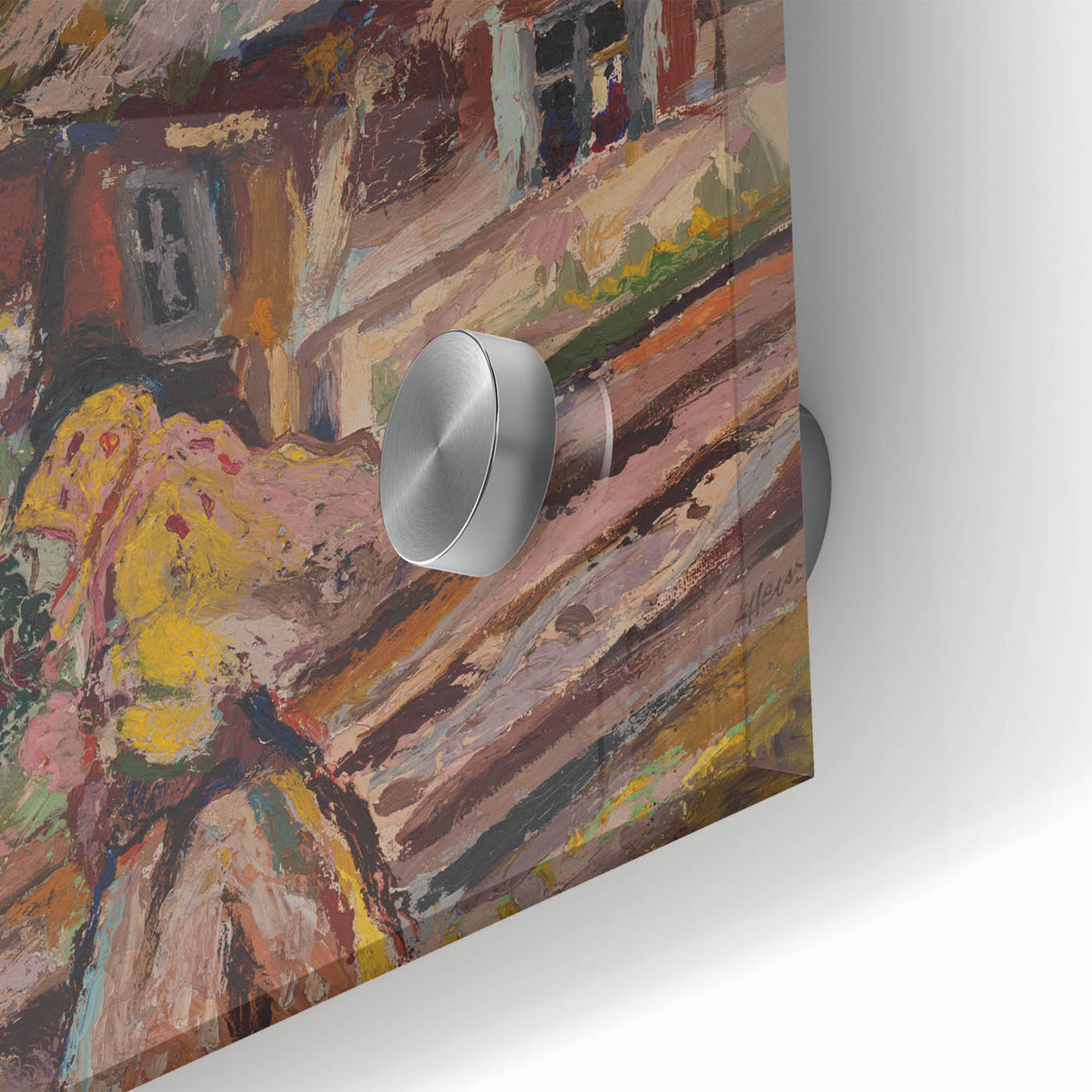 Expressionism Wall Art - Vibrant Mountain Morning Scene Painting