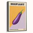 Black and white vintage poster art on framed canvas depicting assorted fruits, ideal for bedroom wall decor.