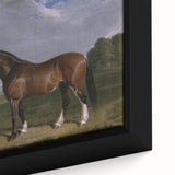 A Clydesdale Stallion by John Frederick Herring - Romantic Art Print