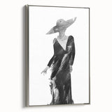 Framed abstract figurative canvas art with a silver frame, showcasing a modern design. The piece highlights vibrant colors and dynamic shapes, perfect for contemporary decor. Ideal for art enthusiasts seeking a unique wall enhancement to elevate their living space.