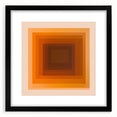 Minimalist Abstract Wall Art – Warm Earth-Toned Geometry