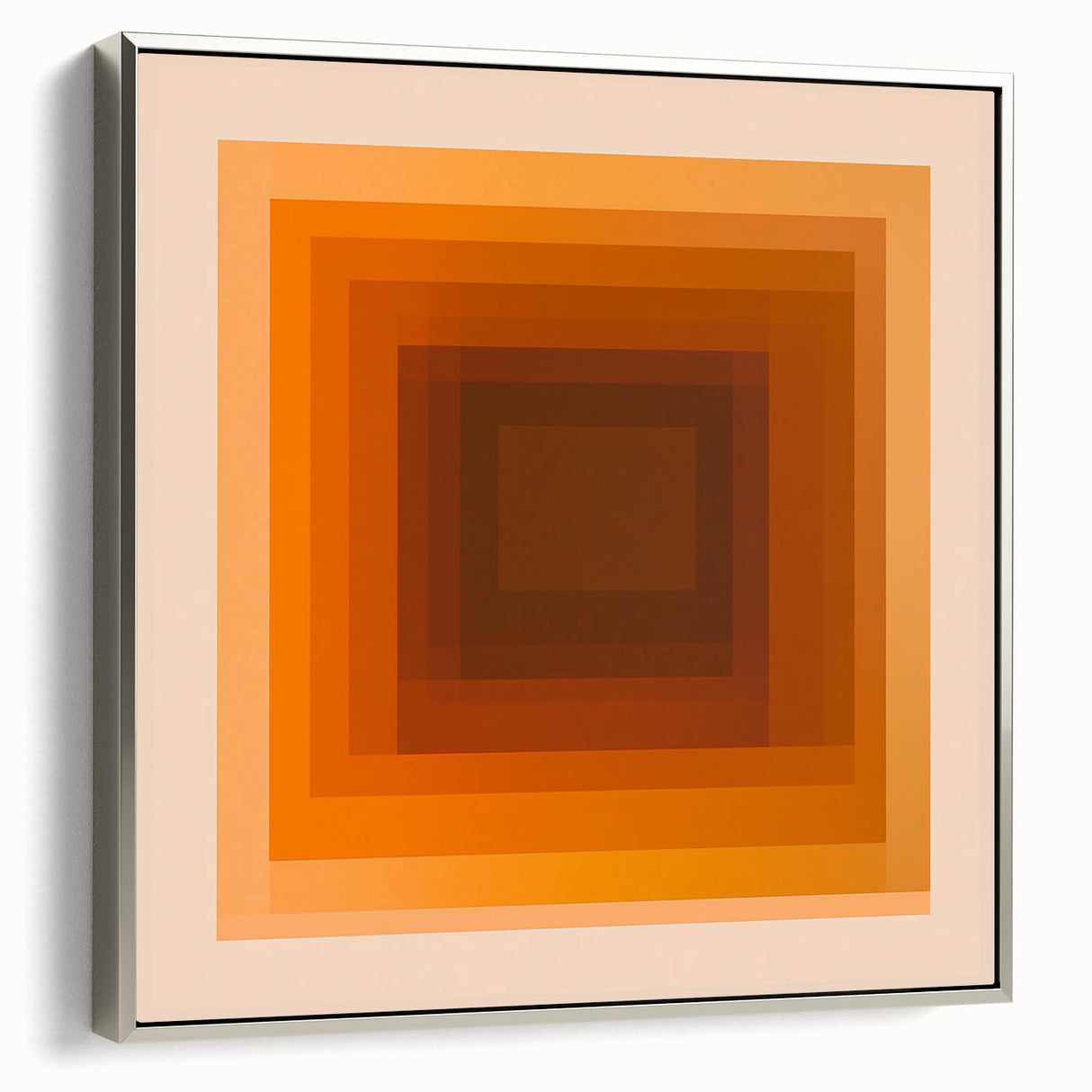 Minimalist Abstract Wall Art – Warm Earth-Toned Geometry