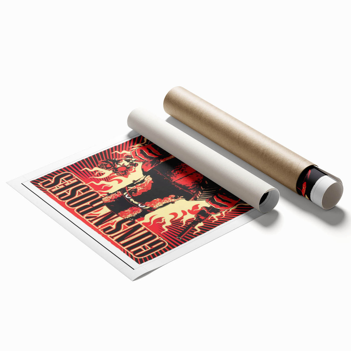Guns N' Roses Retro Wall Art – Vintage Melbourne Concert Print