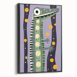 Kids Room Art Prints – Playful Alligator Illustration for Nursery