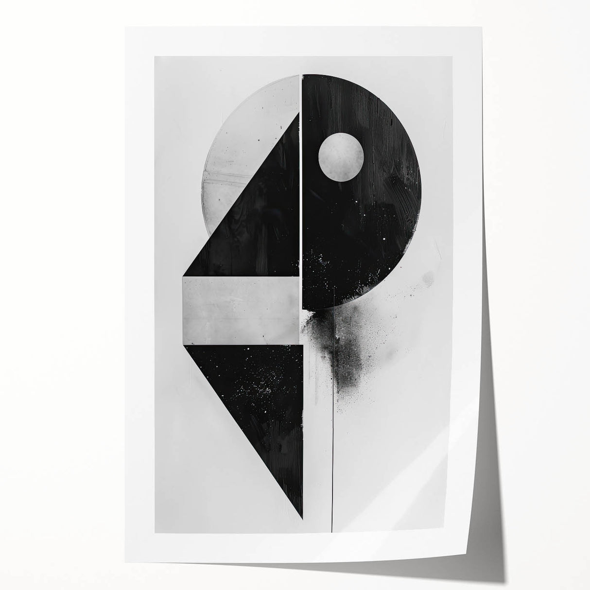 Framed Dining Room Prints – Black & White Geometric Wall Art