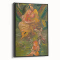 Expressionism Wall Art - Mother with Children in Nature Scene