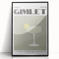 Large abstract wall art featuring mid-century modernist design in black and white tones, framed acrylic.