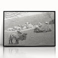 Realism Art Prints - Spring Lamb by Winslow Homer Pastoral Landscape Art