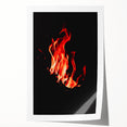 Extra large rolled print of a floral art design in autumn hues, ideal for art wall dining room or bathroom.