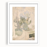 A Road Through a Wood - Romanticism Landscape Art Print