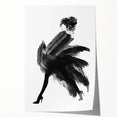Abstract figurative art print showcasing vibrant colors and dynamic shapes, rolled and ready for display. Ideal for modern home decor and artistic spaces.