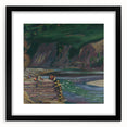 Expressionism Wall Art - River Scene in Dolný Kubín Landscape