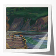Expressionism Wall Art - River Scene in Dolný Kubín Landscape