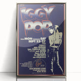 Iggy Pop Retro Wall Art – Vintage Detroit Concert 1980 Print
