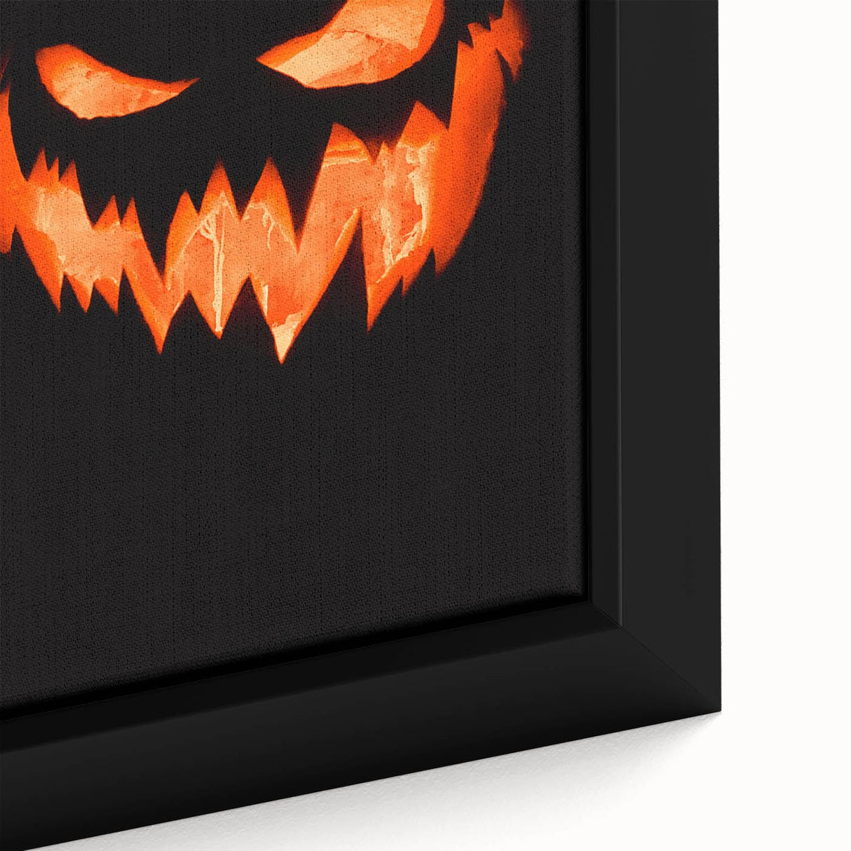 Extra large framed canvas featuring a textured, colorful abstract design with black accents, ideal for living room decor.
