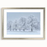 Abstract landscape wall art framed with a silver mat, showcasing vibrant colors and intricate patterns, ideal for modern home decor and artistic interiors.