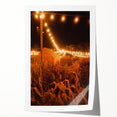 Rolled canvas print featuring a fall-themed floral design in warm orange and red tones, suitable for art wall dining room.
