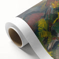 Abstract Expressionist Floral Landscape Wall Art - Vibrant Modern Decor