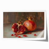 Extra large rolled canvas print featuring an assortment of vibrant, colorful fruits, ideal for dining room wall art.