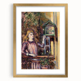 Impressionist Art Print - Girl with Birdcage by Paul Cézanne - Cézanne Wall Art