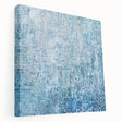 Abstract splatter art canvas showcasing vibrant colors in a modern design, elegantly stretched for a sleek presentation, perfect for contemporary home decor.