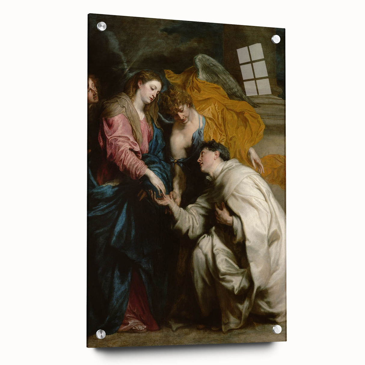 Baroque Art Floral Still Life - Classic Antique Print
