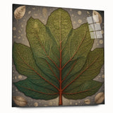 Acrylic wall art showcasing vibrant floral and botanical designs framed in glass, highlighting intricate details and textures, perfect for home decor enhancement.