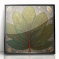 Framed wall art featuring a vibrant floral and botanical design with black accents, ideal for home decor, showcasing intricate details and vivid colors.