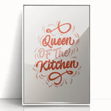Acrylic print of a food-inspired art deco poster in muted pastel shades, suitable for modern nursery decor.