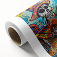 Colorful Cinco de Mayo Wall Art - Mexican Fiesta Skeleton Guitarists